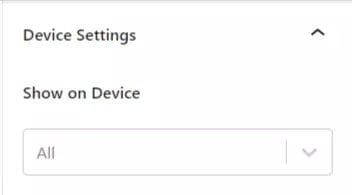 device settings kadence element hooks