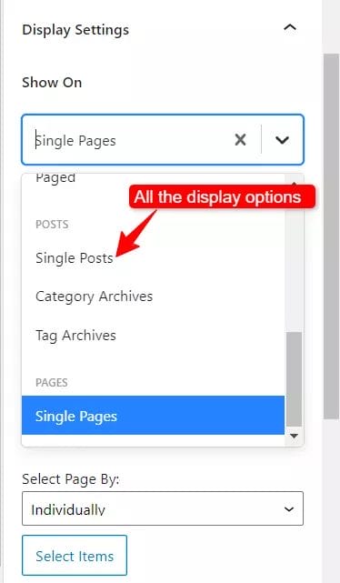 display settings element hooks