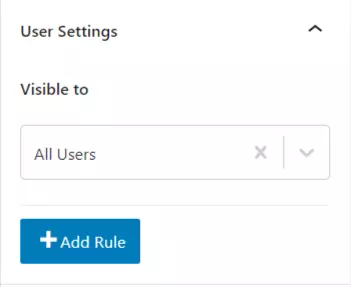 user settings kadence element hooks
