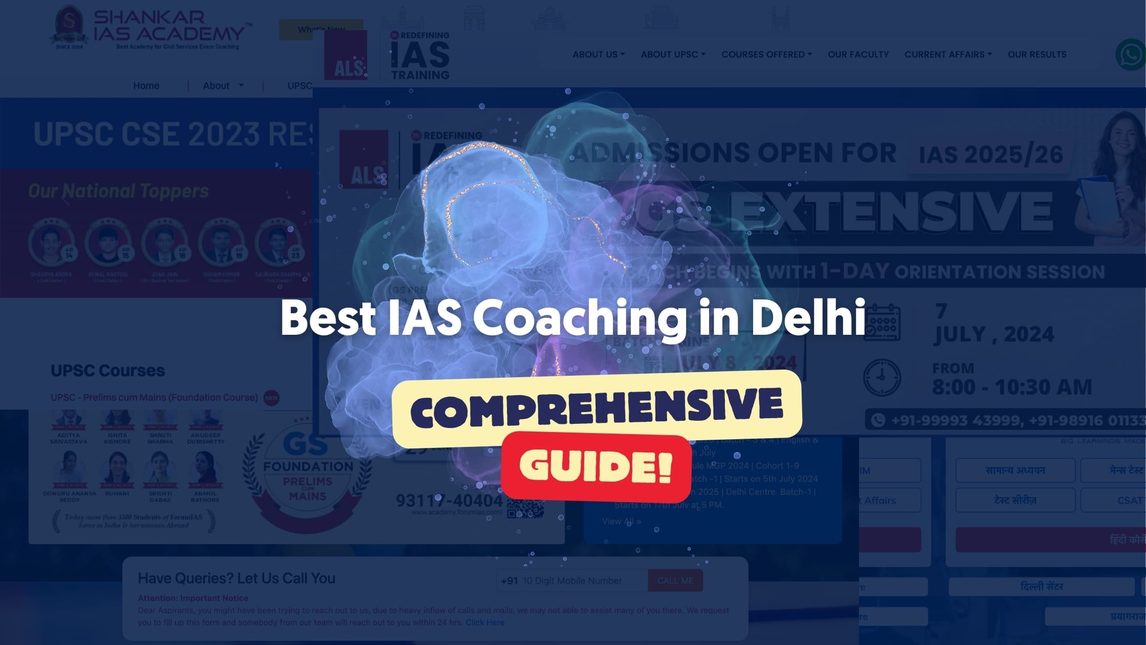 Best IAS Coaching in Delhi Banner