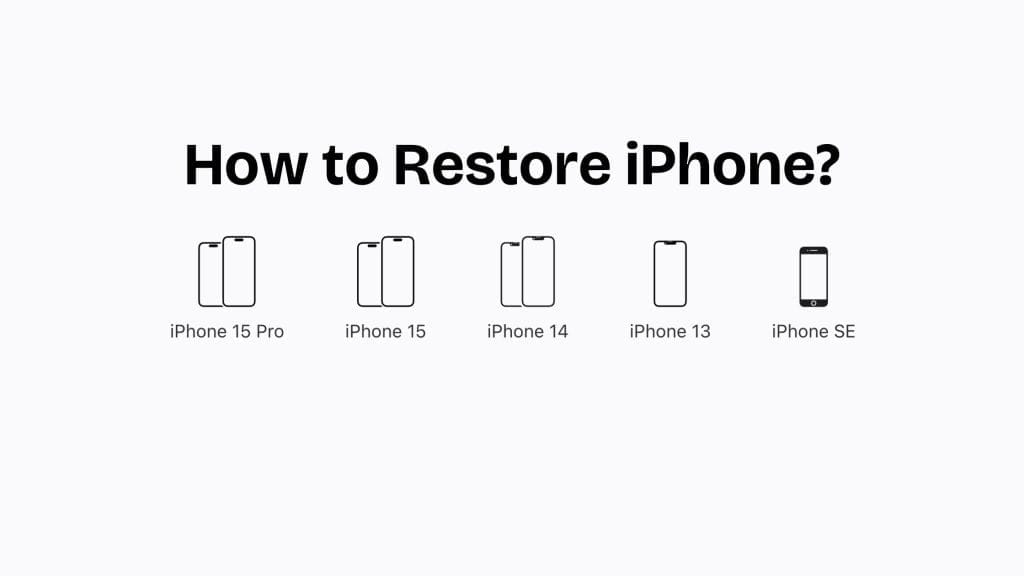 How to Restore iPhone