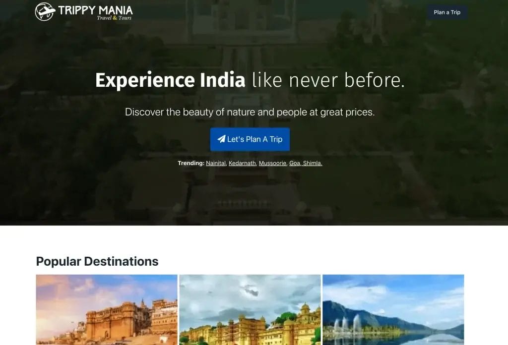 Trippy Mania – Travel Tours Agency in Uttarakhand qJhjDhYu