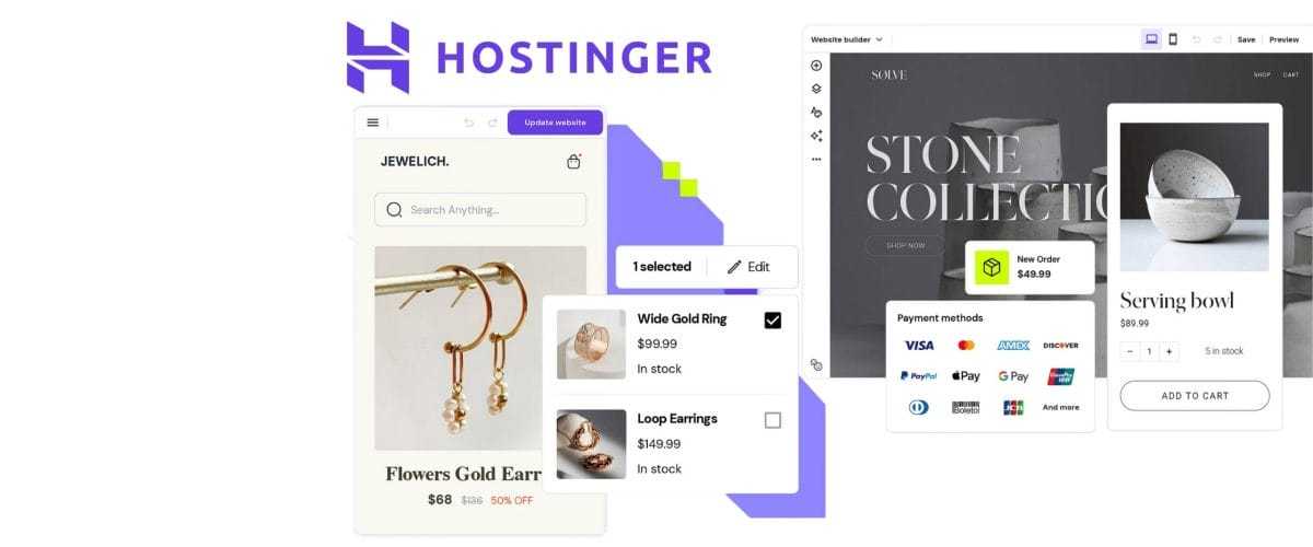 Hostinger AI eCommerce Website Builder Black Friday Deal
