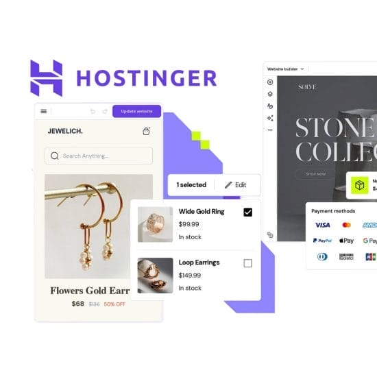 hostinger ecommerce web