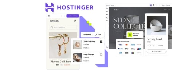 hostinger ecommerce web