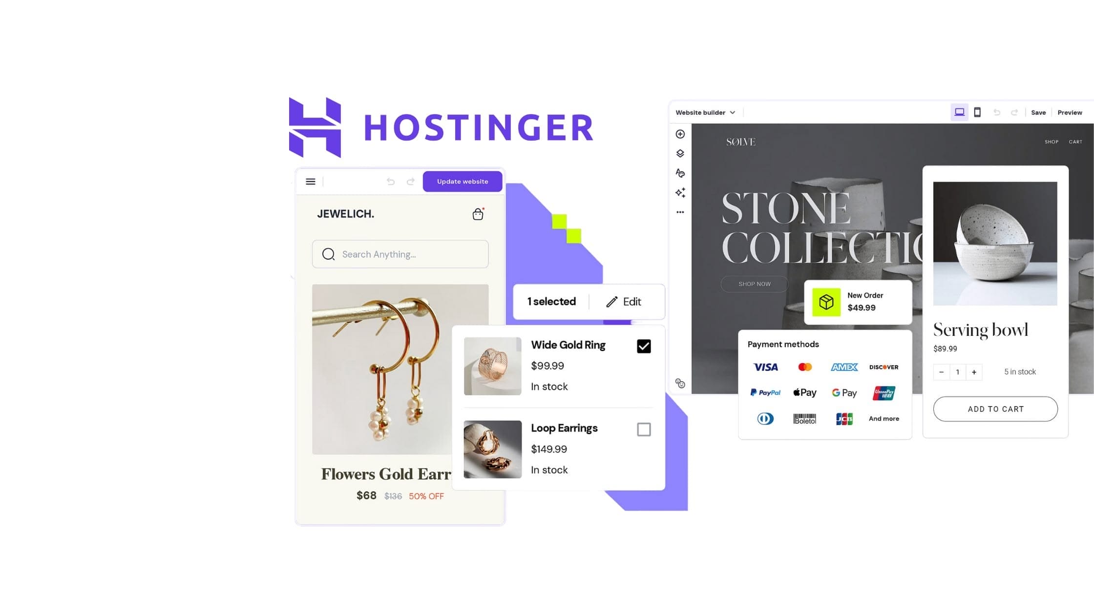 hostinger ecommerce web