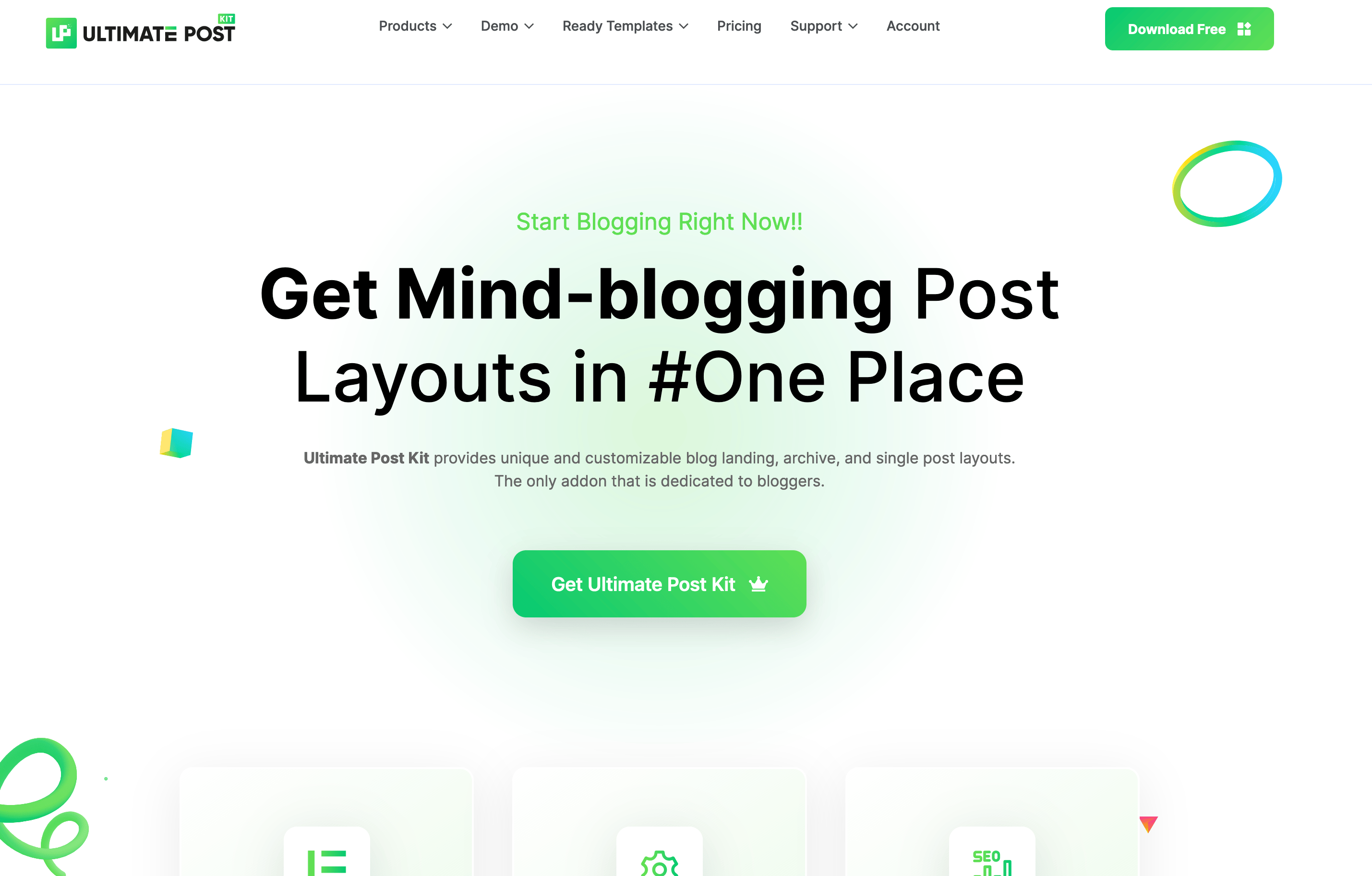 Homepage Post Kit