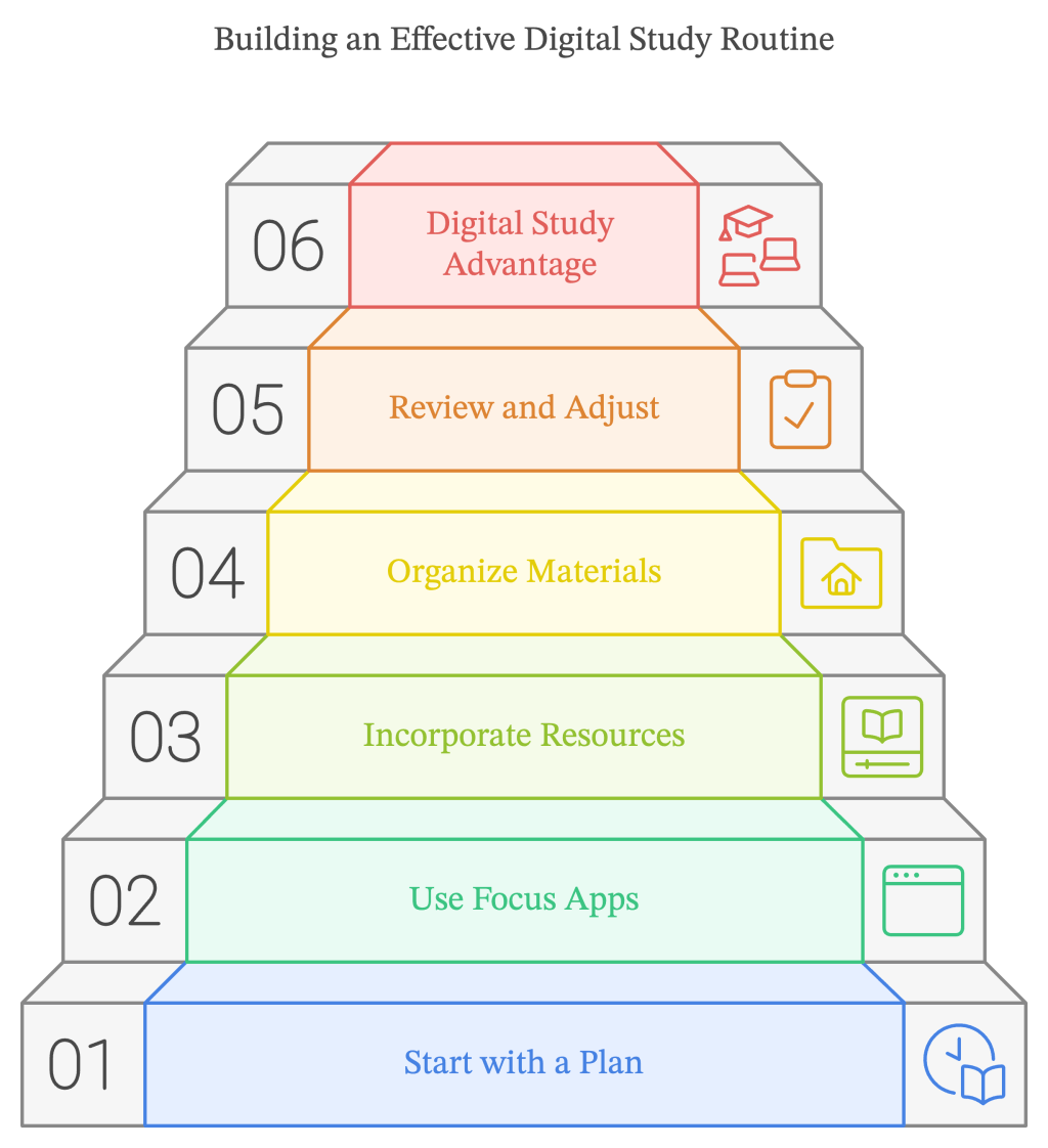 How to Create a Digital Study Routine with Apps and Online Resources