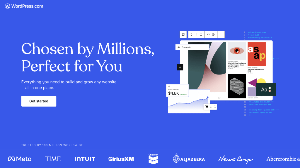 WordPress.com is a great hosting for you to begin this Black Friday