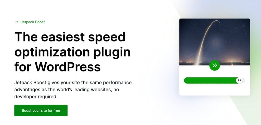 Jetpack Boost The 1 Speed Optimization Plugin for WordPress