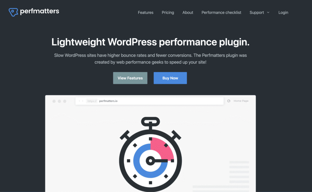 Perfmatters The 1 Web Performance Plugin for WordPress