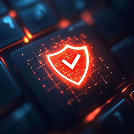 lock with background cybersecurity