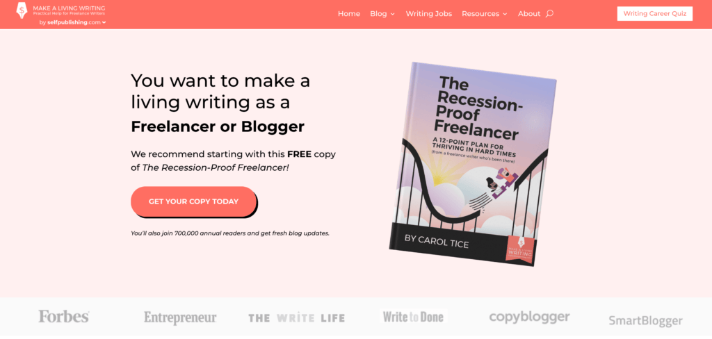 Home freelancer Make a Living Writing