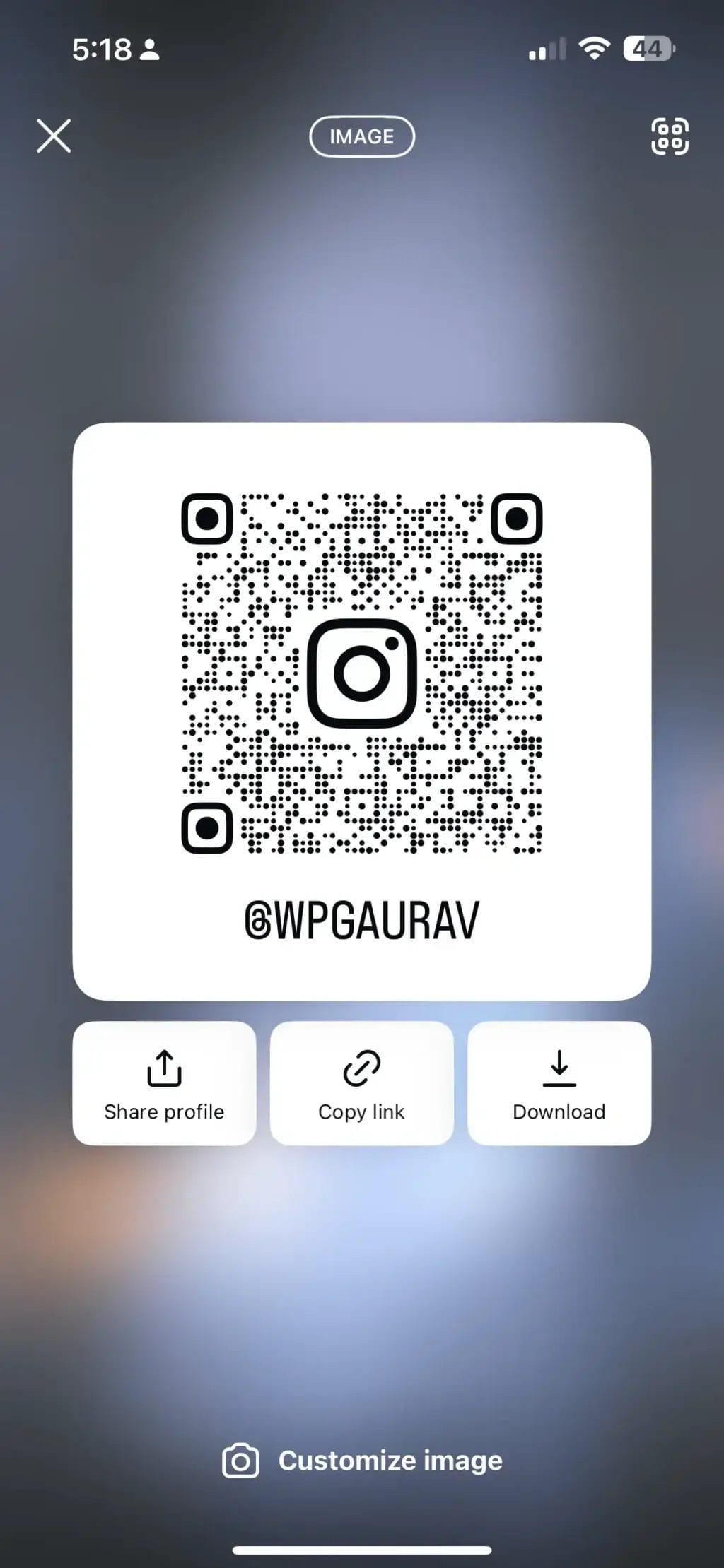 instagram QR Code Guide 2