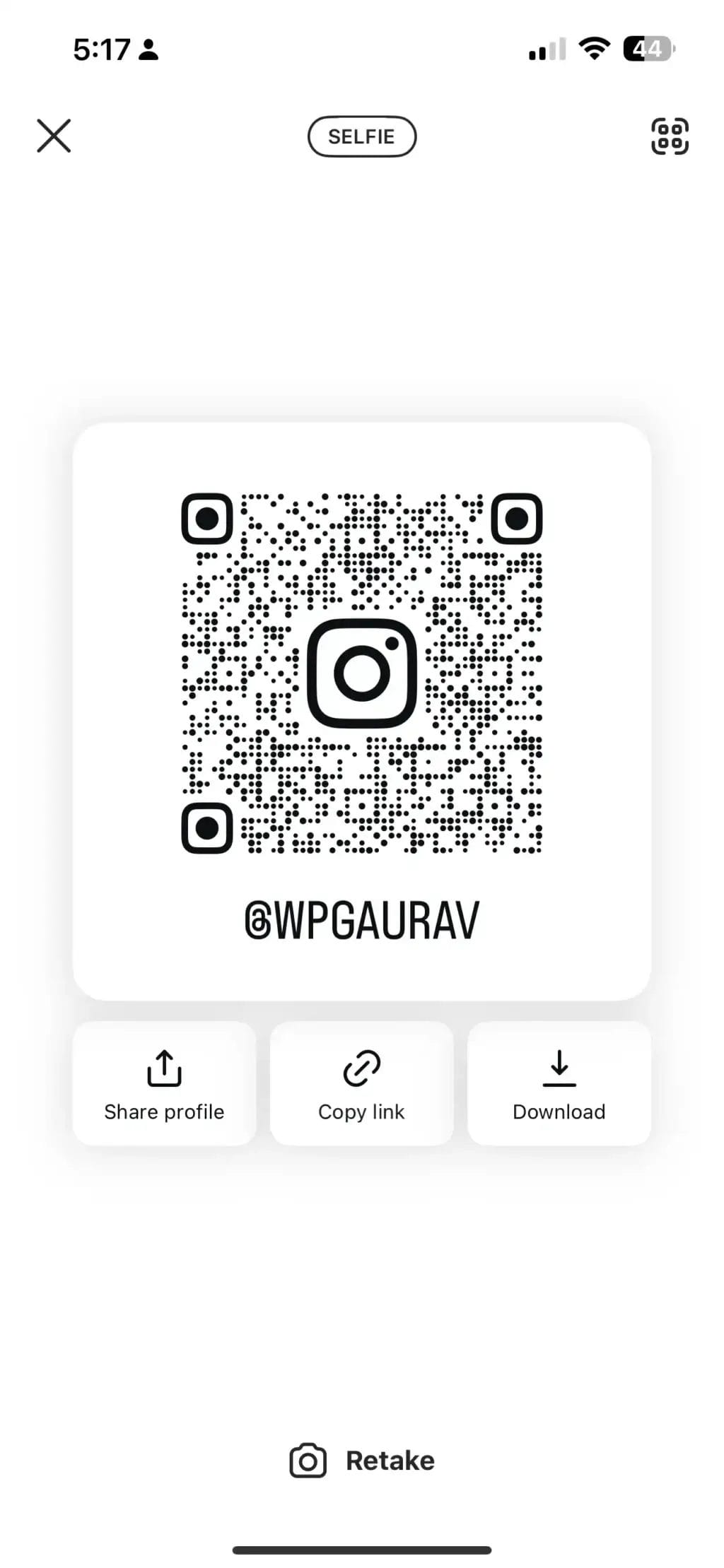 instagram QR Code Guide 3