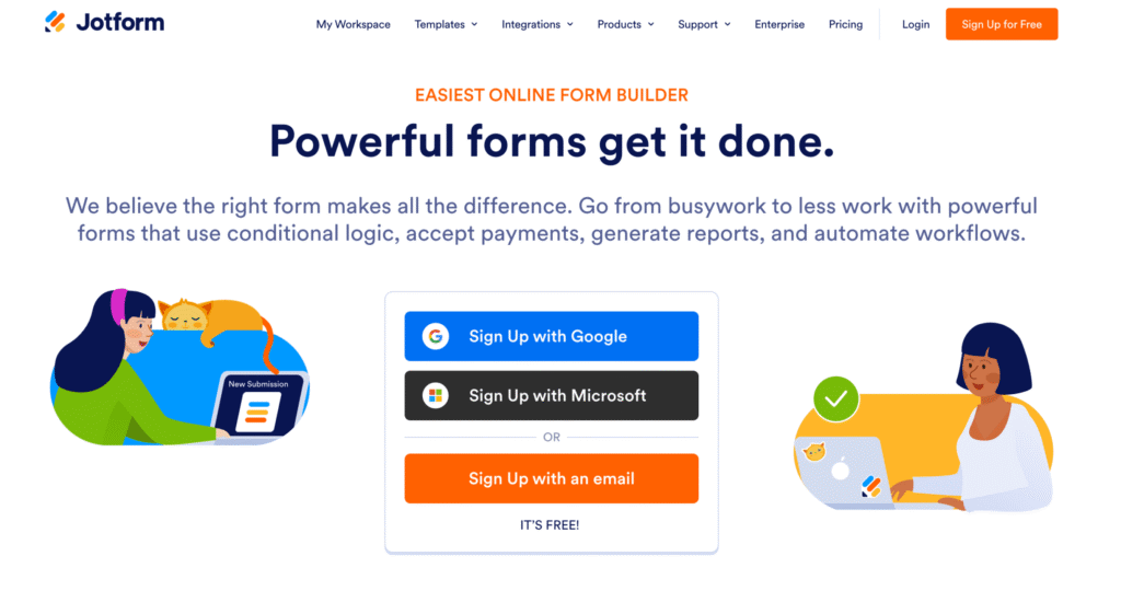Free Online Form Builder Form Creator Jotform2025