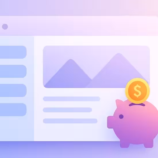 building website saving money