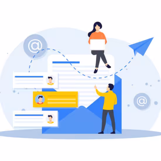 email outreach illustration