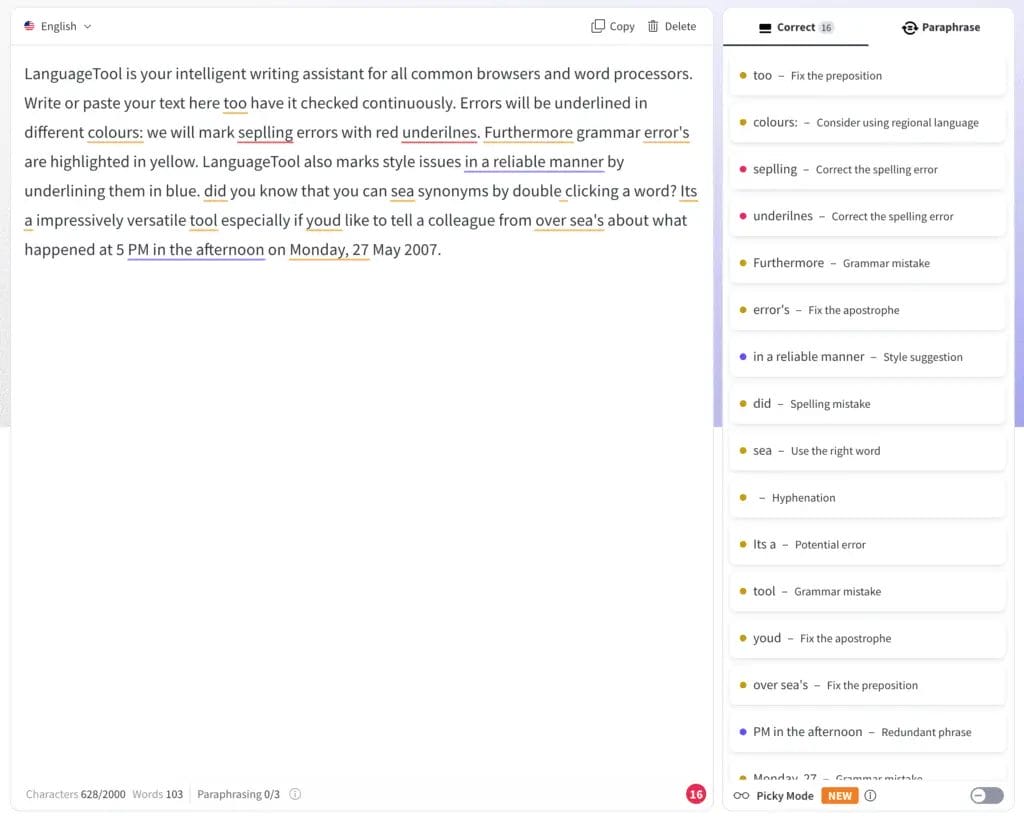 Free AI Grammar Checker LanguageTool2026