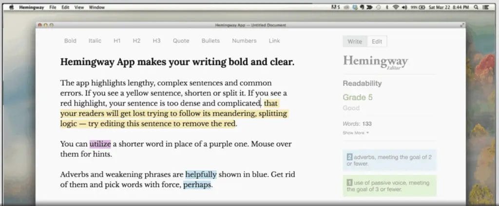 Get the Hemingway Editor for Mac and PC2026