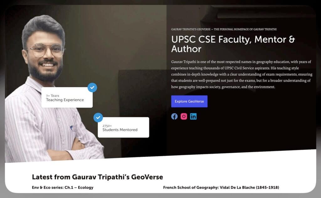 GeoVerse by Gaurav Tripathi